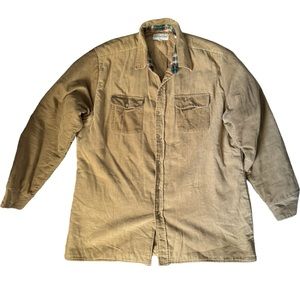 EMPORIUM-CAPWELL | Men brown corduroy light jacket size XL